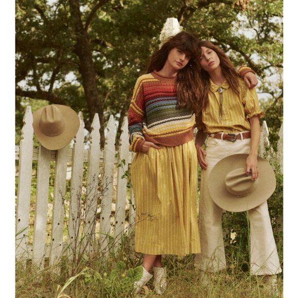 πTHE GREAT.π The Laurel Dress ~ Sunburst Stripes Size 1 Small - Picture 7 of 16